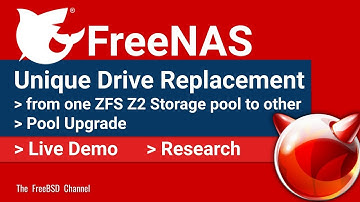 xb FreeNAS Server - Unique Drive Replacement | from one ZFS Z2 Storage Pool to other | Pool Upgrade