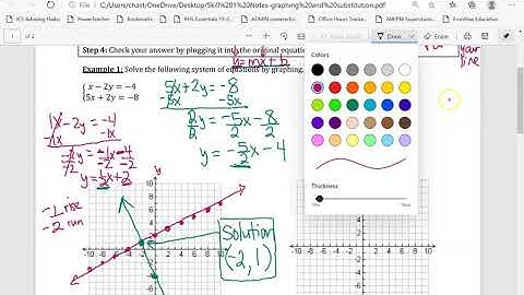 Skill 1 Video   Solving Systems by Graphing and Substitution