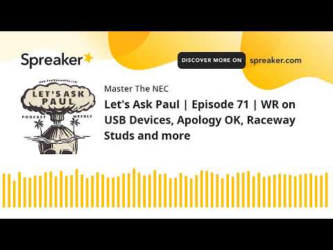 Let's Ask Paul | Episode 71 | WR on USB Devices, Apology OK, Raceway Studs and more