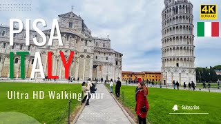 [Pisa 2022] 4K Walking Tour | Pisa Tuscany Italy | the city of miracles