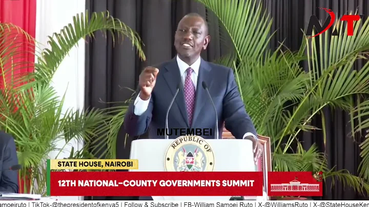 US GOVERNMENT WILL NEVER TAKE ADVANTAGE OF KENYA BECAUSE OF HEALTH AGREEMENT" RUTO TO CRITICS