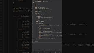 How to make a Unit Converter using C program #coding #code #developer #programming #shorts #short screenshot 5