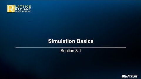 Radiant Video Series 3.1: Simulation Basics