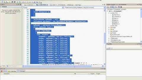 C# Web Programming Tutorial - Create Class for SQL Data Reads