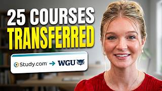 How I Transferred Study.com Courses Into WGU Before Enrolling