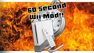 Modding a Wii in 60 Seconds // Modding Made Easy! #shorts
