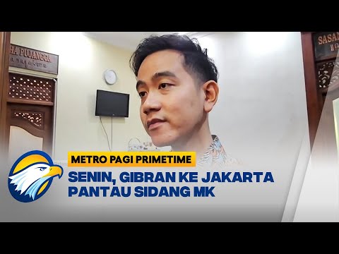 Senin, Gibran ke Jakarta Pantau Sidang MK