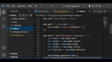Node.js Express Project to Export Dynamic Text to Image & Download it as PNG Image in Javascript