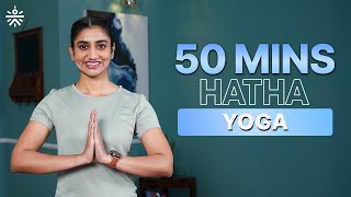 50 Mins Hatha Yoga at Home | Yoga For Beginners | Yoga At Home | Yoga Practice | @cult.official