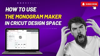 How to Use the Monogram Maker in Cricut Design Space || Manny Maker screenshot 1