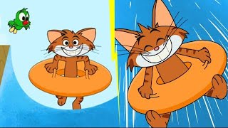 Cat & Keet  Hilarious Water Park Fun  Funny Animated Cartoon Shows For Kids Chotoonz TV