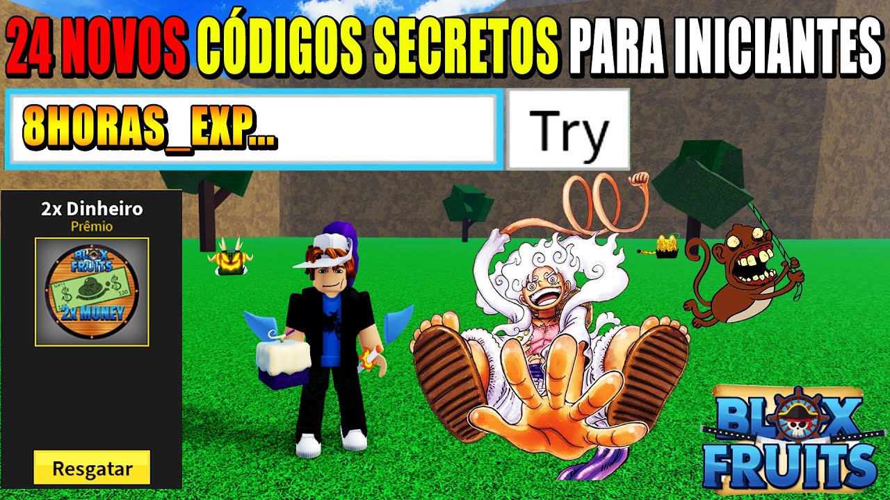 REVELEI 25 NOVOS CÓDIGOS SECRETOS PARA INICIANTES NO BLOX FRUITS E O CÓDIGO  da FRUTA LEOPARD(Roblox) 