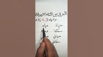 الفرق بين الهاء والتاء المربوطة اتعلم صح 