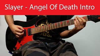 Slayer - Angel Of Death Intro Guitar Riff Lesson(Eb Standard)