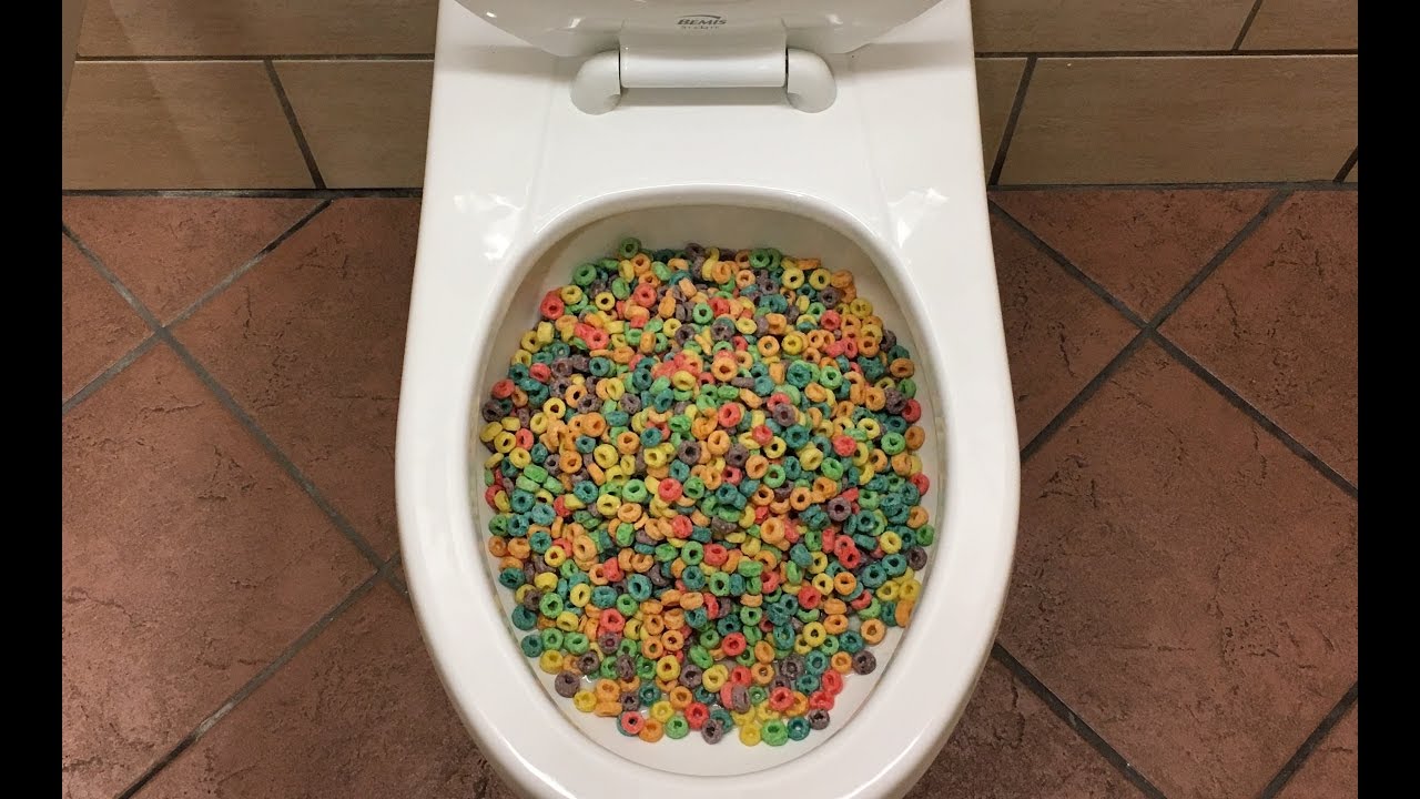 Will it Flush? Froot Loops YouTube