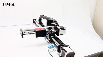 UMot 2-Axis Cantilever structure XY slide table dynamic presentation