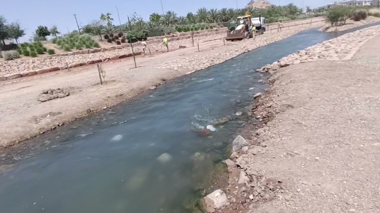 نهر وادي قناه المدينة المنورة