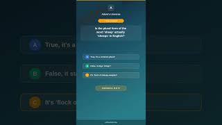 Is the plural form of the word 'sheep' actually 'sheeps' in English? 🤔 #Shorts