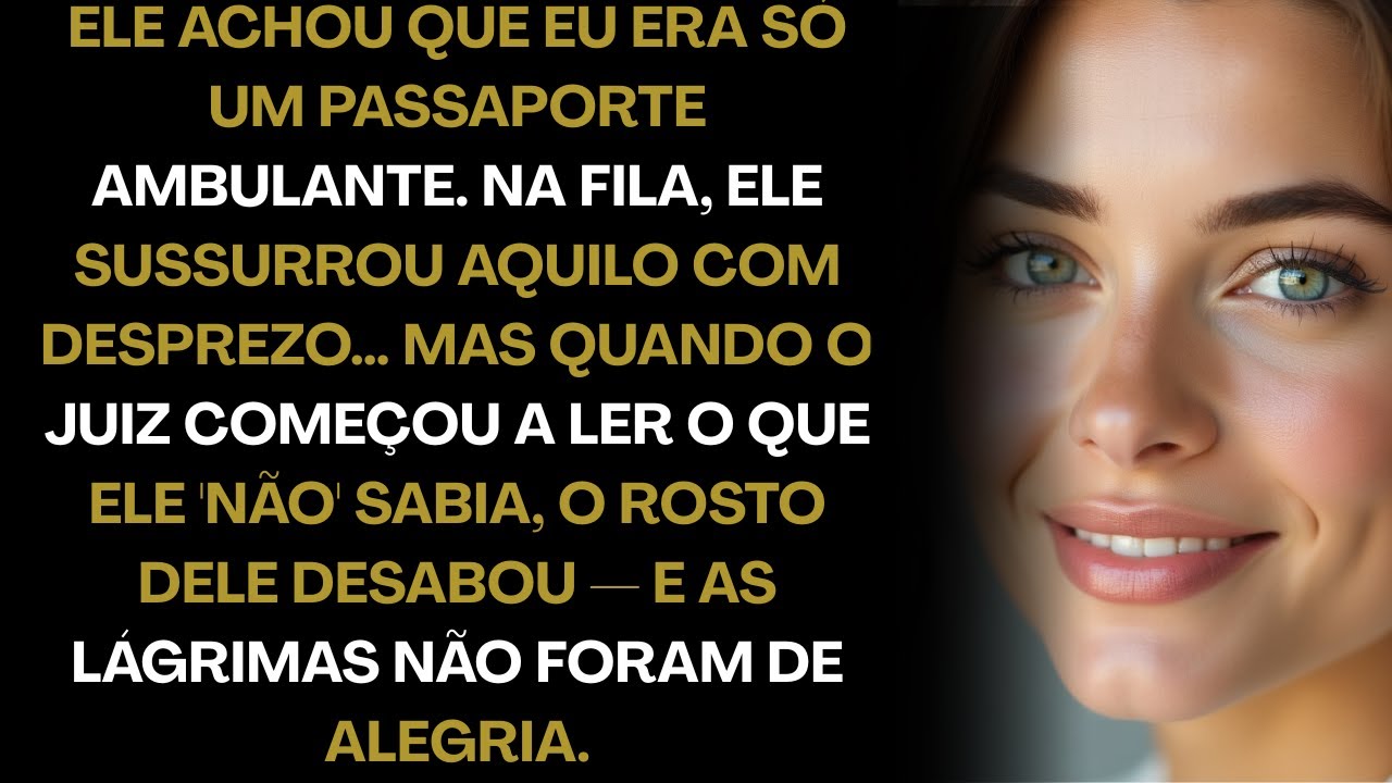 Na fila do casamento civil, meu marido disse: ‘assina logo que é só pro visto’ — mas quem chorou...