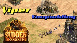 🤯 Безбашенный матч на турнире Sudden Dessaster [Age of Empires 2]