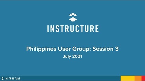 Philippines Usergroup - Session 3 - July 2021