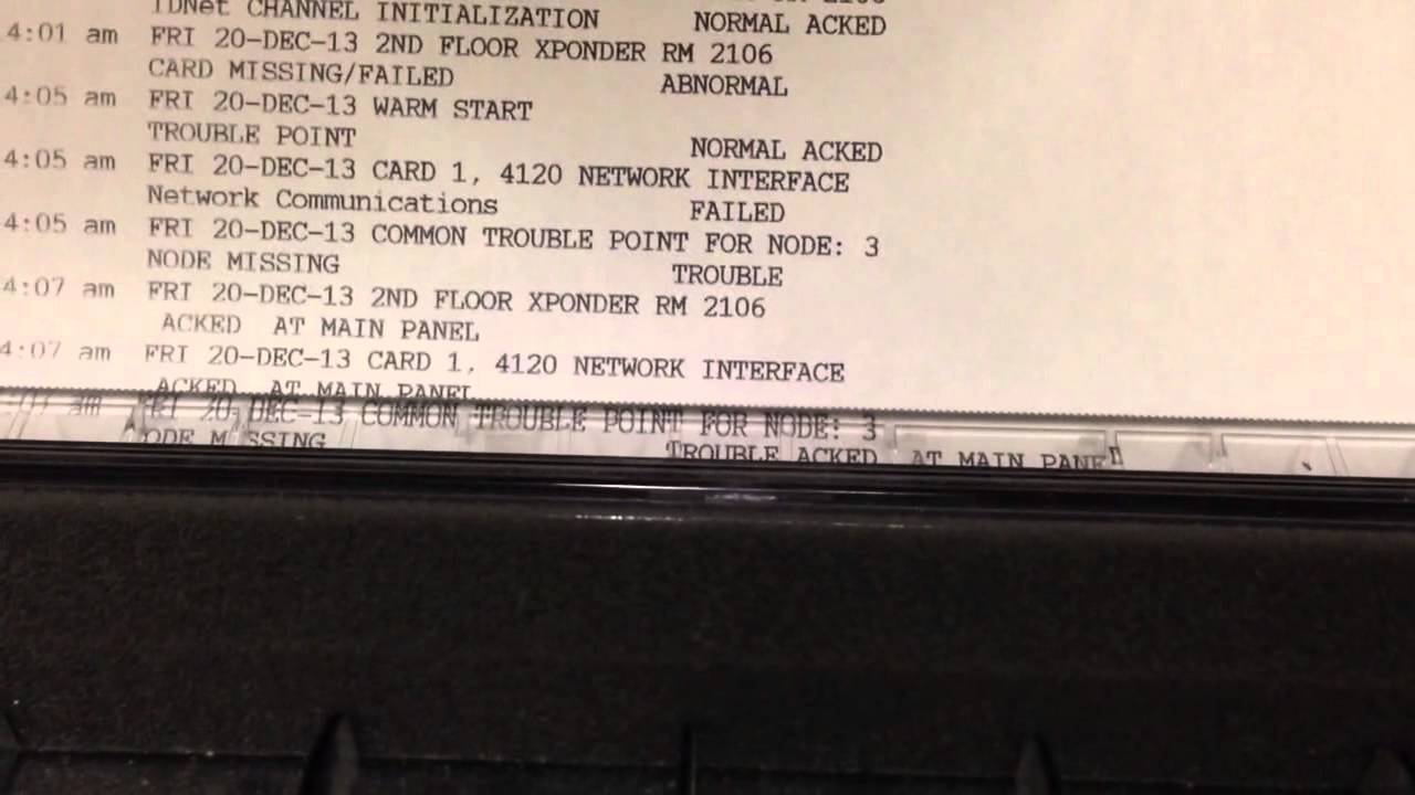 From The Field: Simplex dot matrix printer - YouTube