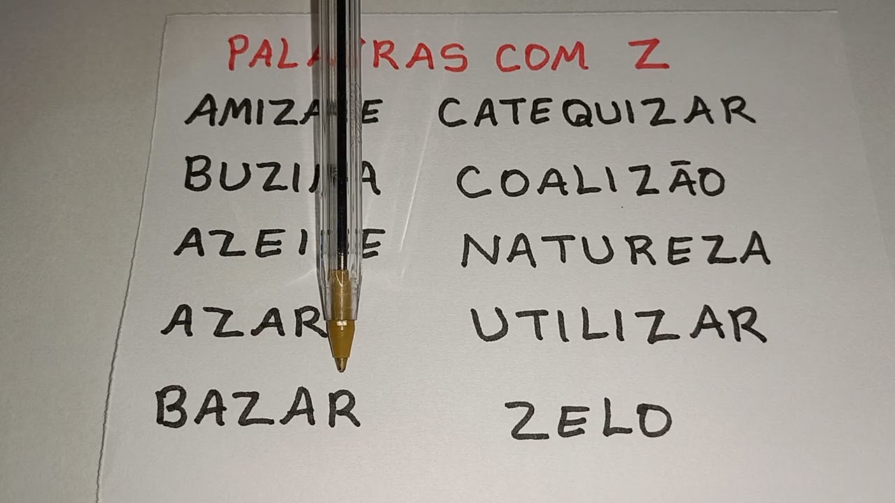 VAMOS APRENDER LER E ESCREVER PALAVRAS COM Z..