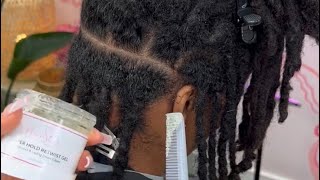 How to do signature comb retwist on dreadlocks