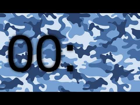 30 Second Timer Count Down Camo Blue