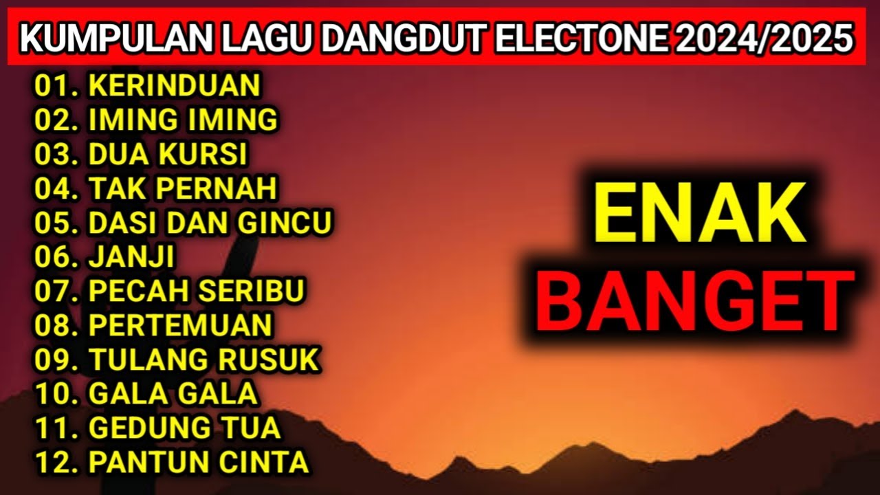 ORGEN TUNGGAL FULL BASS ENAK BANGET AUDIO JERNIH NYA BIKIN PIKIRAN KITA JADI CERAH MENEMANI SANTAI