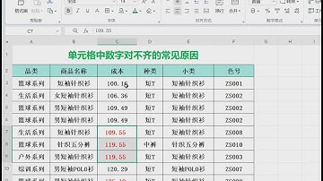 单元格中的数字，对不齐的常见原因！#excel #表格 #办公技巧 #excel技巧 #文员