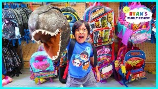 back to school shopping with ryans family review