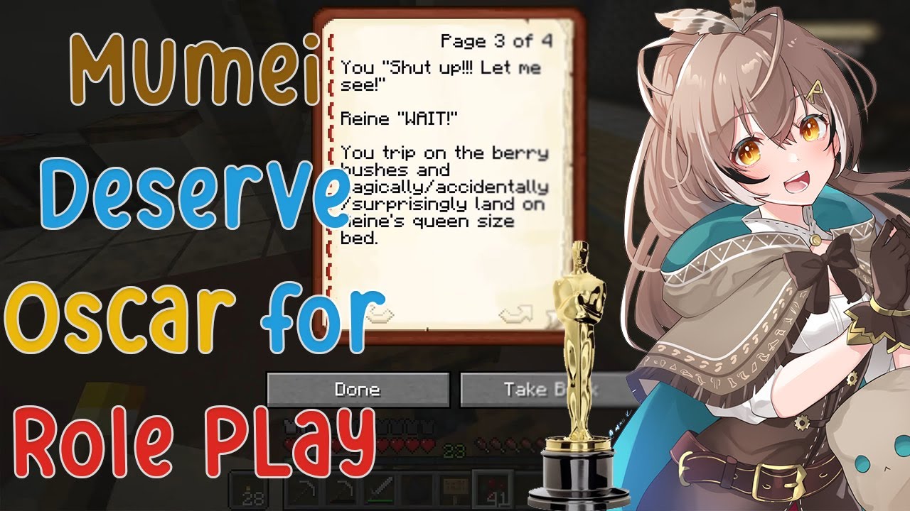 Mumei Acting for Reine Fanfic and She Deserve Oscar for that!!