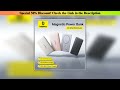 Editor’s Choice Baseus 5000mAh Magnetic Power Bank 15W Wireless 20W Wired Charging Thin Card-Sized•