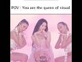 Jisoo is the queen of visual!🎀#blackpink #shorts