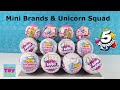 5 surprise mini brands  unicorn squad blind bag toy unboxing review  pstoyreviews