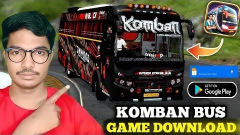 How To Download Karnataka Bus Game🤩 (KOMBAN MOD) | For BusSimulator Indonesia | In Kannada Video