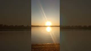 ЗАКАТ НАД ОБЬЮ. #природа #река