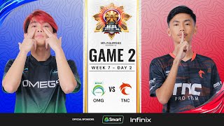 MPL PH S13 - W7D2 - OMG vs TNC - GAME 2