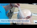 How to make a toupee template  new times hair