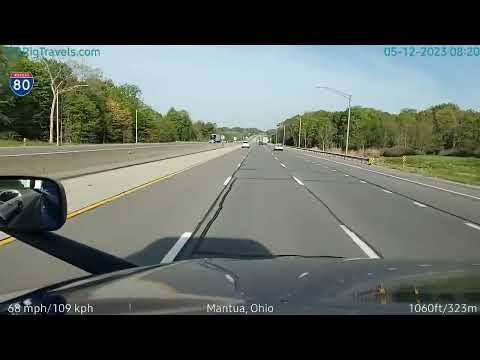 BigRigTravels LIVE | Mantua to Twinsburg to Broadview Heights, OH (5/12/23 8:14 AM)