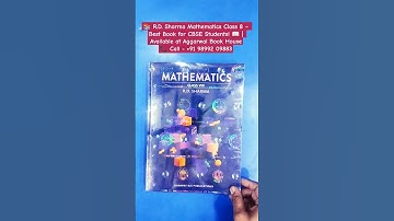 📚 R.D. Sharma Mathematics Class 8 – Best Book for CBSE Students! | Available at Aggarwal Book House