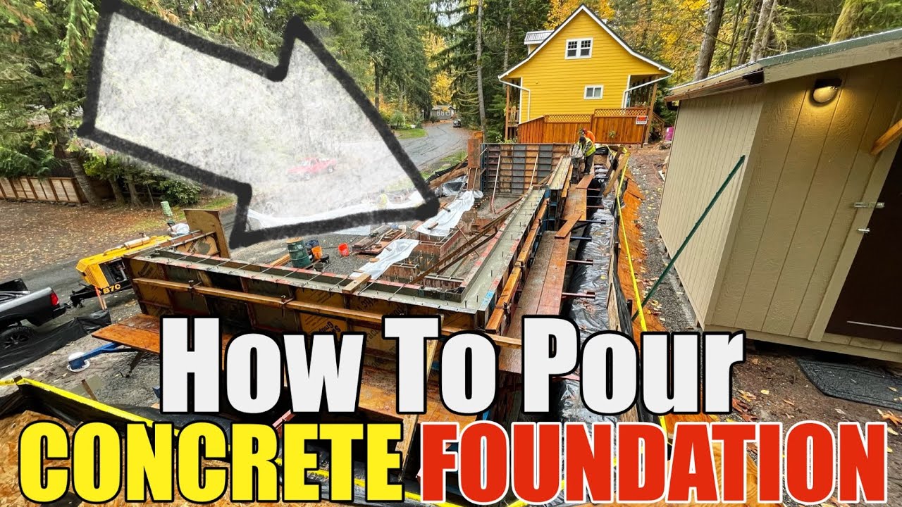 How To Pour A Concrete Foundation For A House That Is 8 Feet Tall Step ...