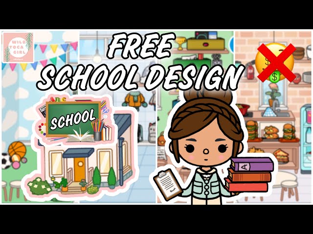 FREE SCHOOL DESIGN 📚✏️ TOCA LIFE WORLD 🌎 in 2023