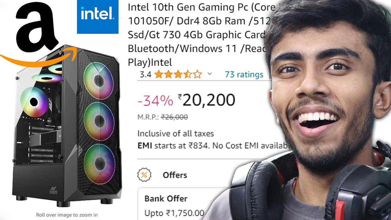 Ordering 20,000/ Rs Super Intel Gaming PC From Amazon🔥 With GPU Best