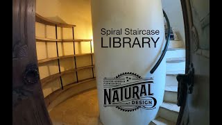 How to build a Spiral Staircase Library - by naturalDESIGN - timelapse