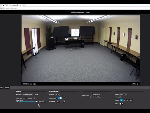 New Axis IP Camera Web Interface