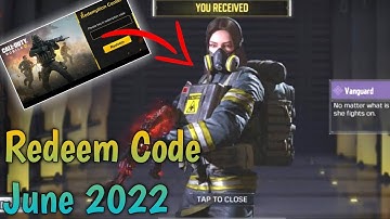 Call Of Duty Mobile Redeem Code 2022 | Codm Redeem Code 2022 | June Codm Redeem Code | Codm Codes