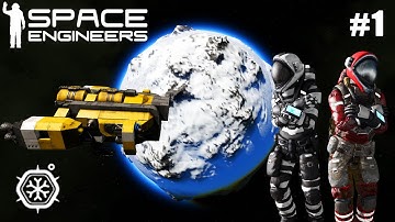 Space Engineers | Frostbite Coop Scenario - Are We Going To Build A Snow Man / Part 1