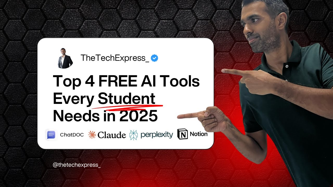 Top 4 FREE AI Tools Every Student Needs in 2025 (Study Smarter!)